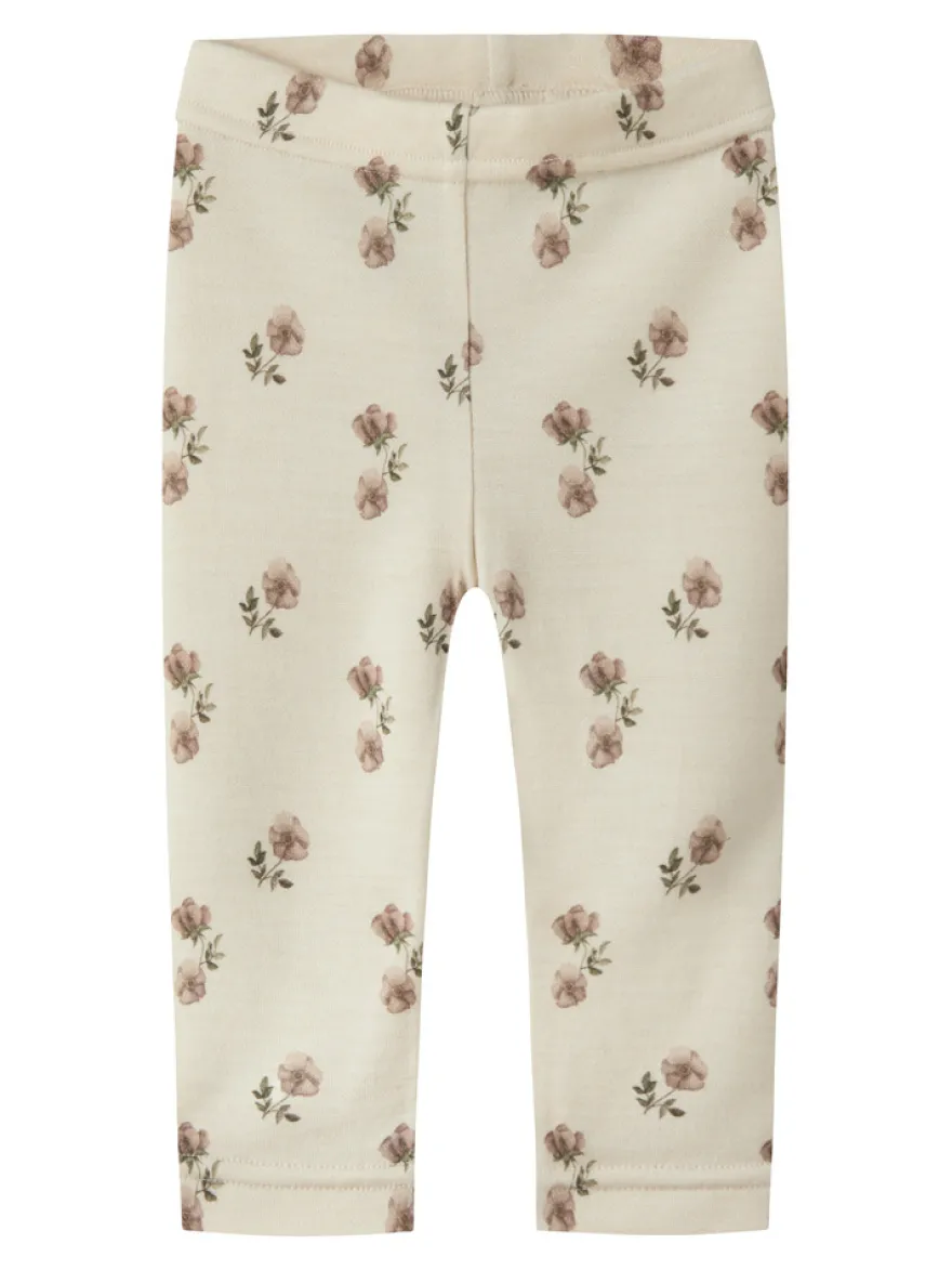 Lil' Atelier Nilo Nun Ull Slim Leggings - Turtledove