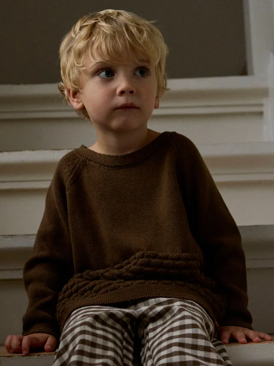 Lil' Atelier Nobir Sweater - Teak