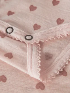 Lil' Atelier Noel Nia Långärmad Body I Ull - Morganite