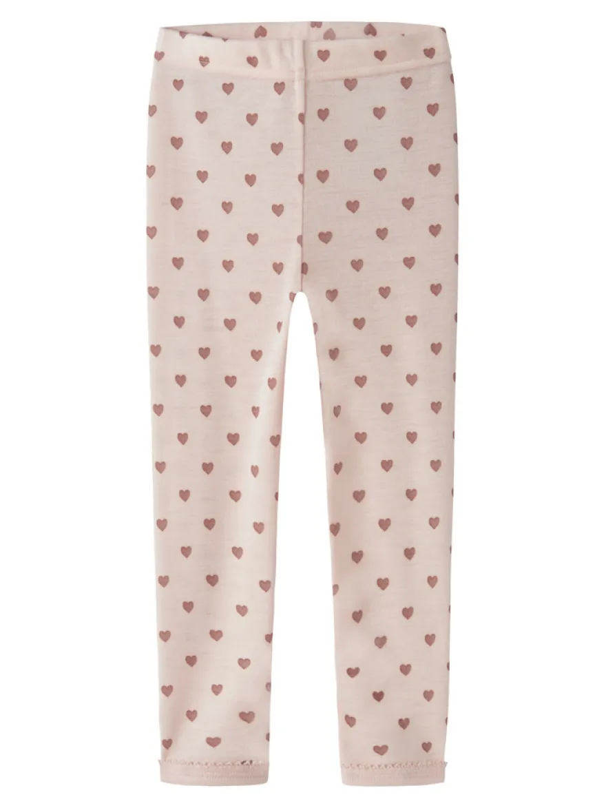 Lil' Atelier Noel Nia Ull Slim Leggings - Morganite