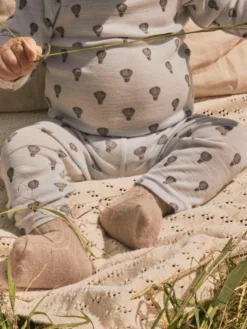 Lil' Atelier Noel Nor Ull Leggings - Oyster Mushroom