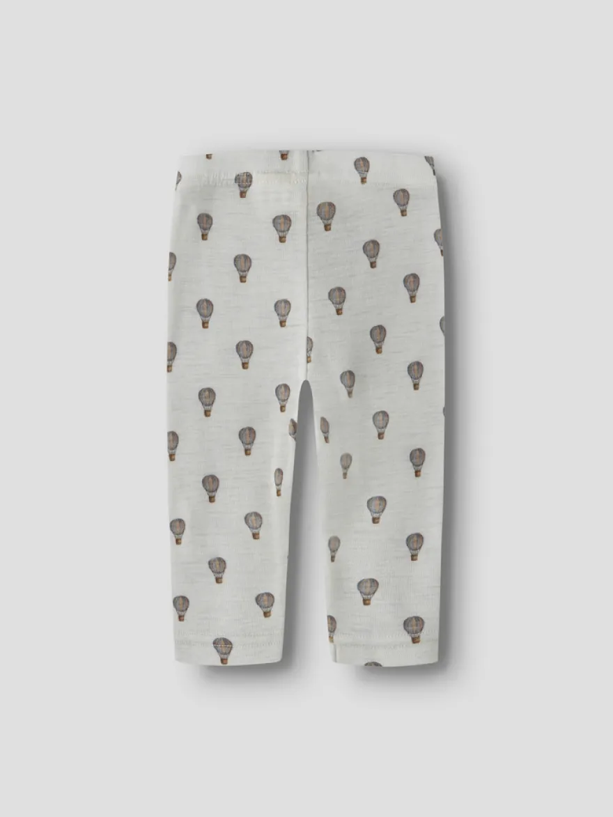 Lil' Atelier Noel Nor Ull Leggings - Oyster Mushroom