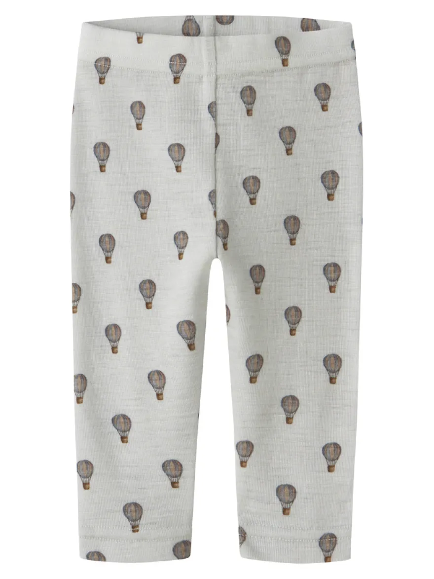 Lil' Atelier Noel Nor Ull Leggings - Oyster Mushroom