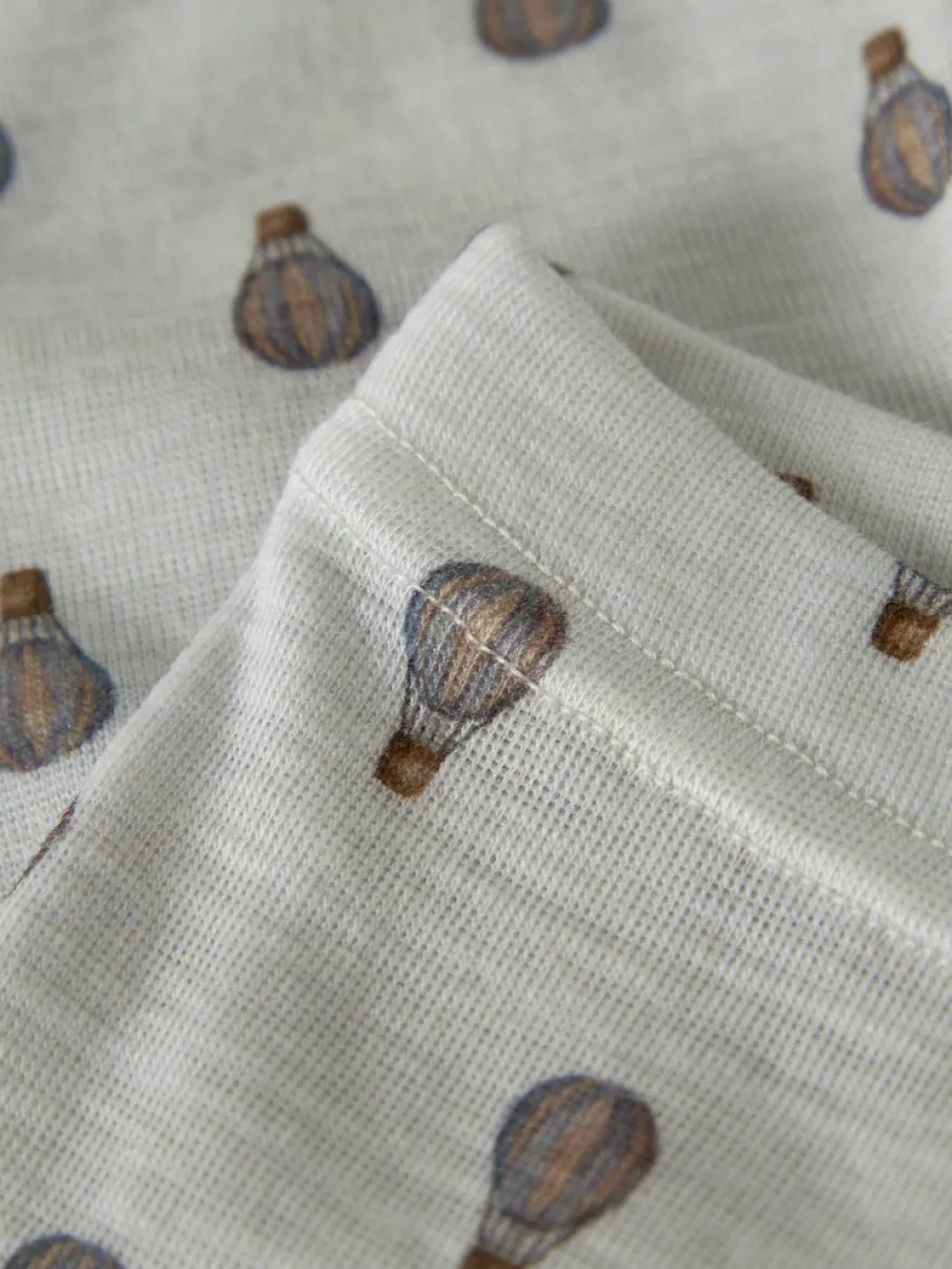 Lil' Atelier Noel Nor Ull Leggings - Oyster Mushroom