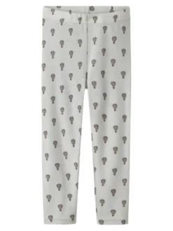 Lil' Atelier Noel Nor Ull Slim Leggings - Oyster Mushroom