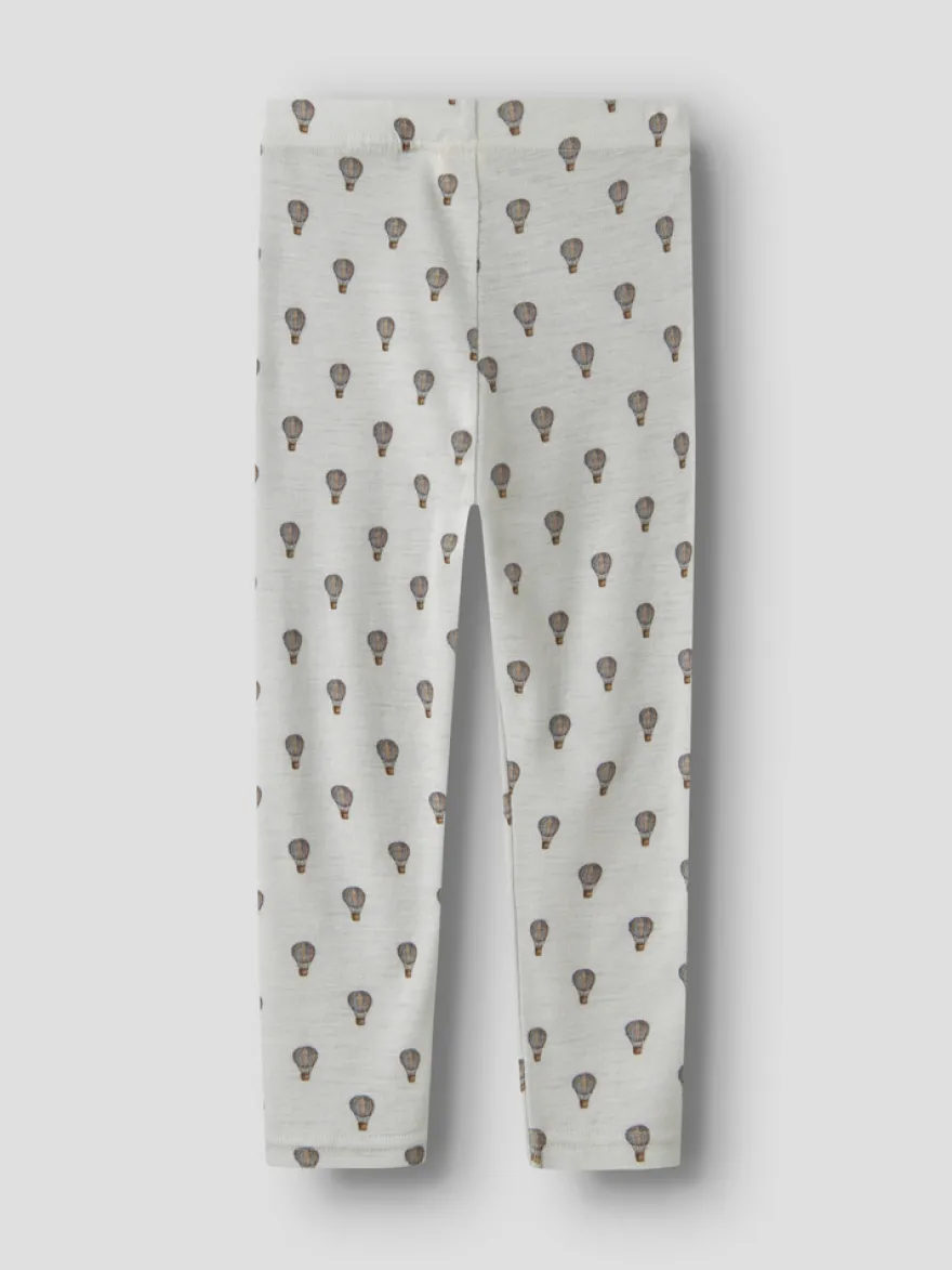 Lil' Atelier Noel Nor Ull Slim Leggings - Oyster Mushroom
