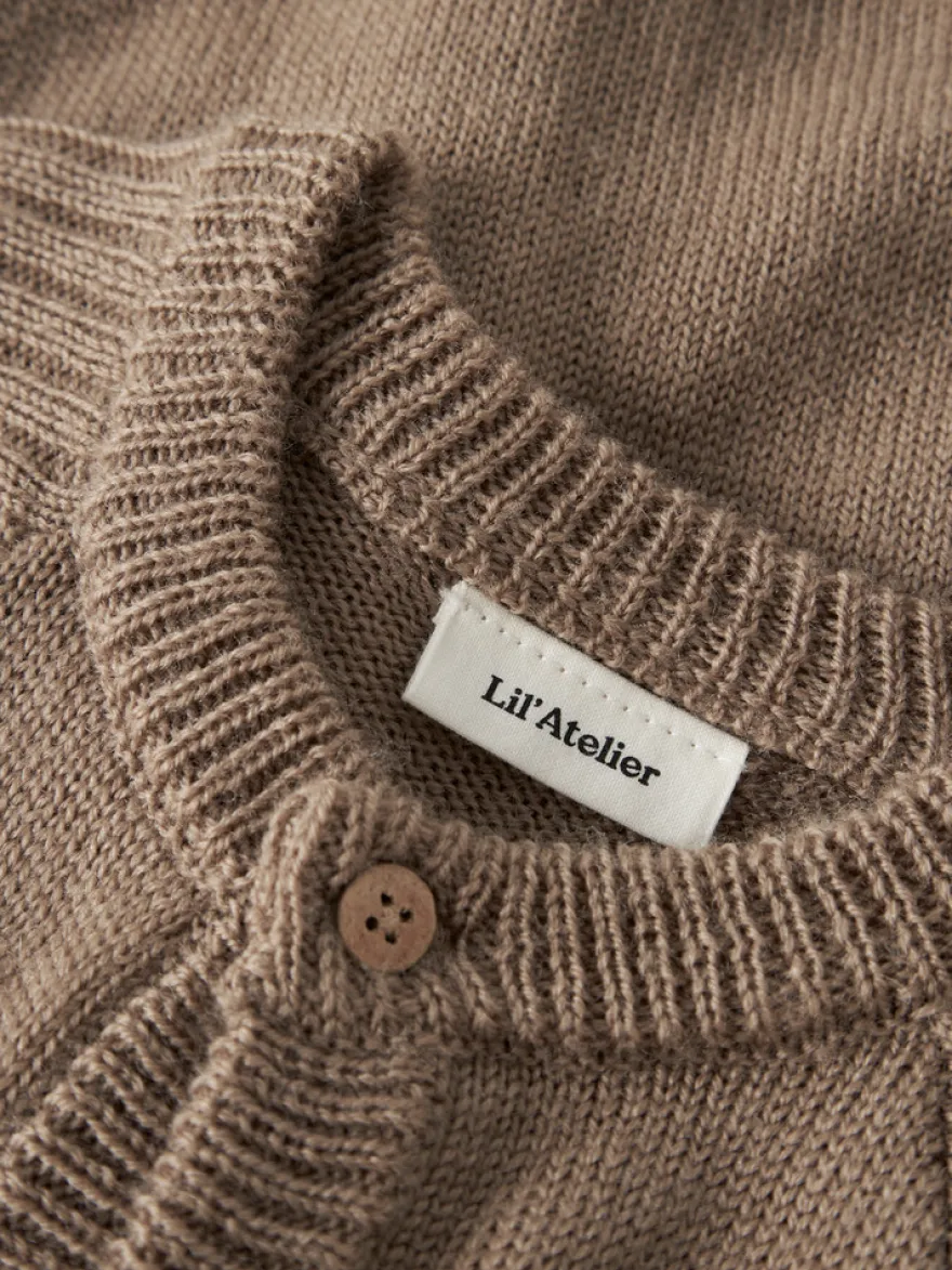 Lil' Atelier Nomo Noa Ull Jumpsuit - Sepia Tint