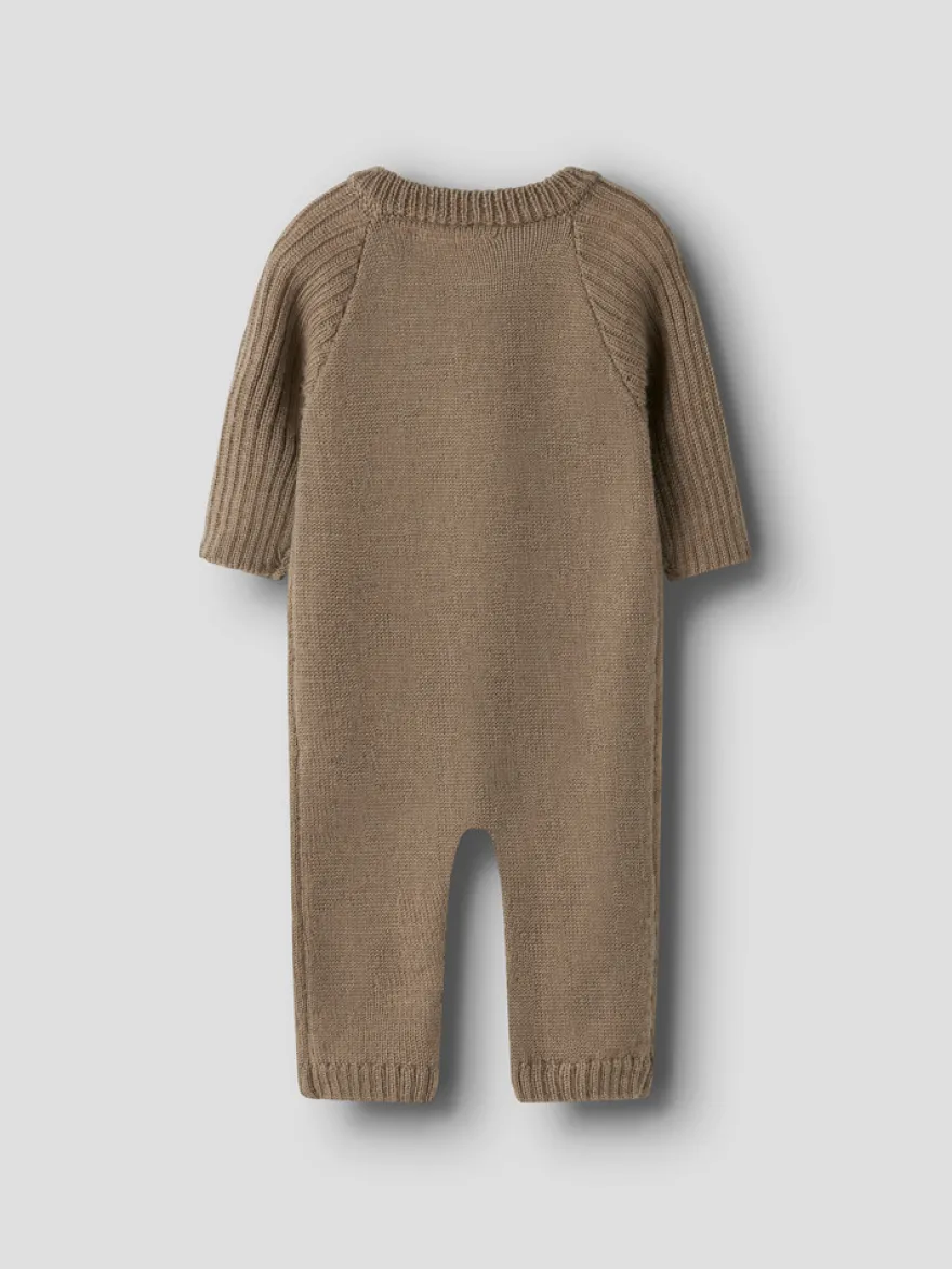 Lil' Atelier Nomo Noa Ull Jumpsuit - Sepia Tint