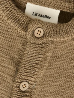 Lil' Atelier Nomo Noa Ull Kofta - Sepia Tint