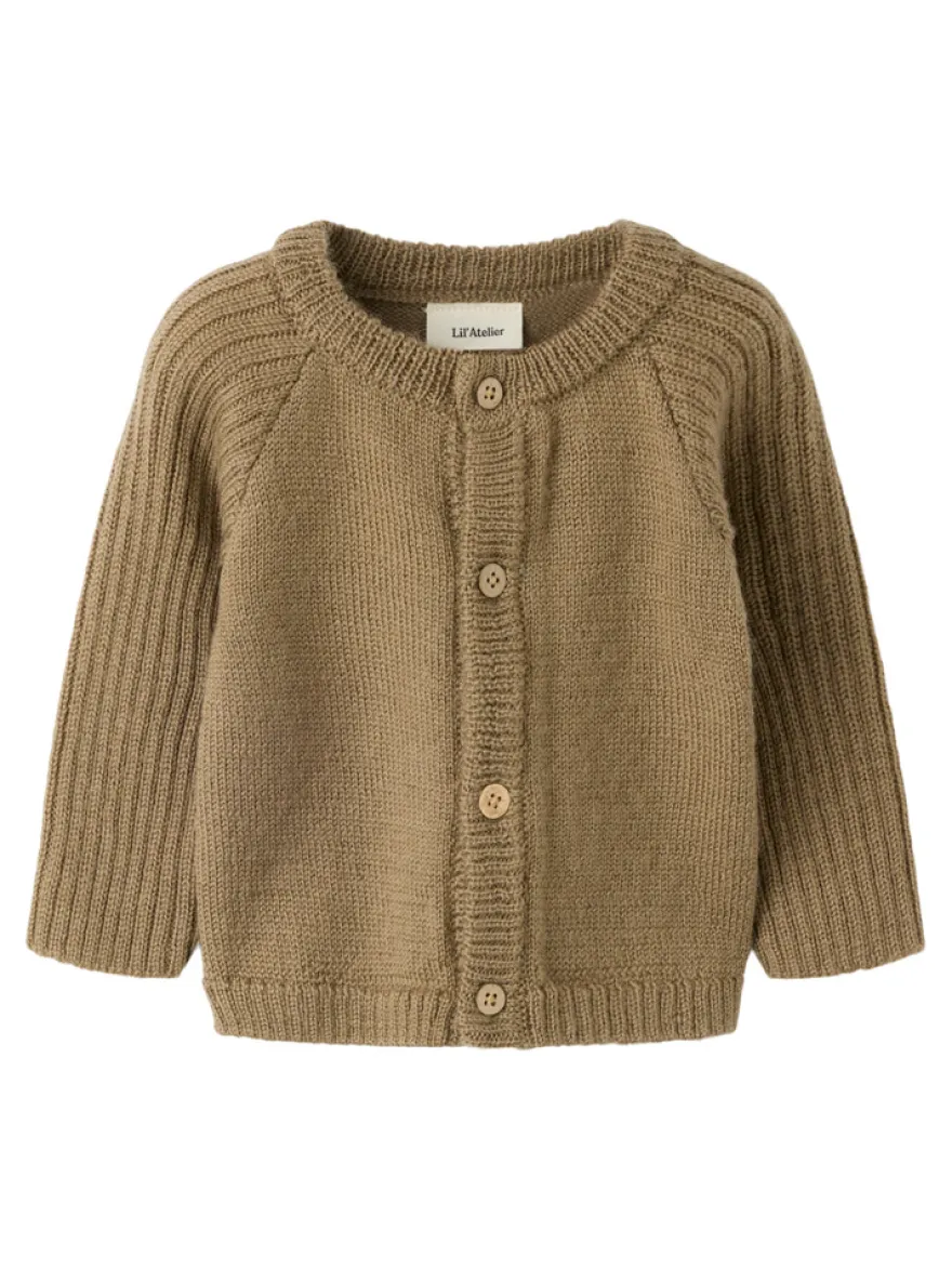 Lil' Atelier Nomo Noa Ull Kofta - Sepia Tint