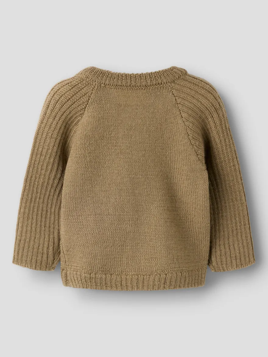 Lil' Atelier Nomo Noa Ull Kofta - Sepia Tint