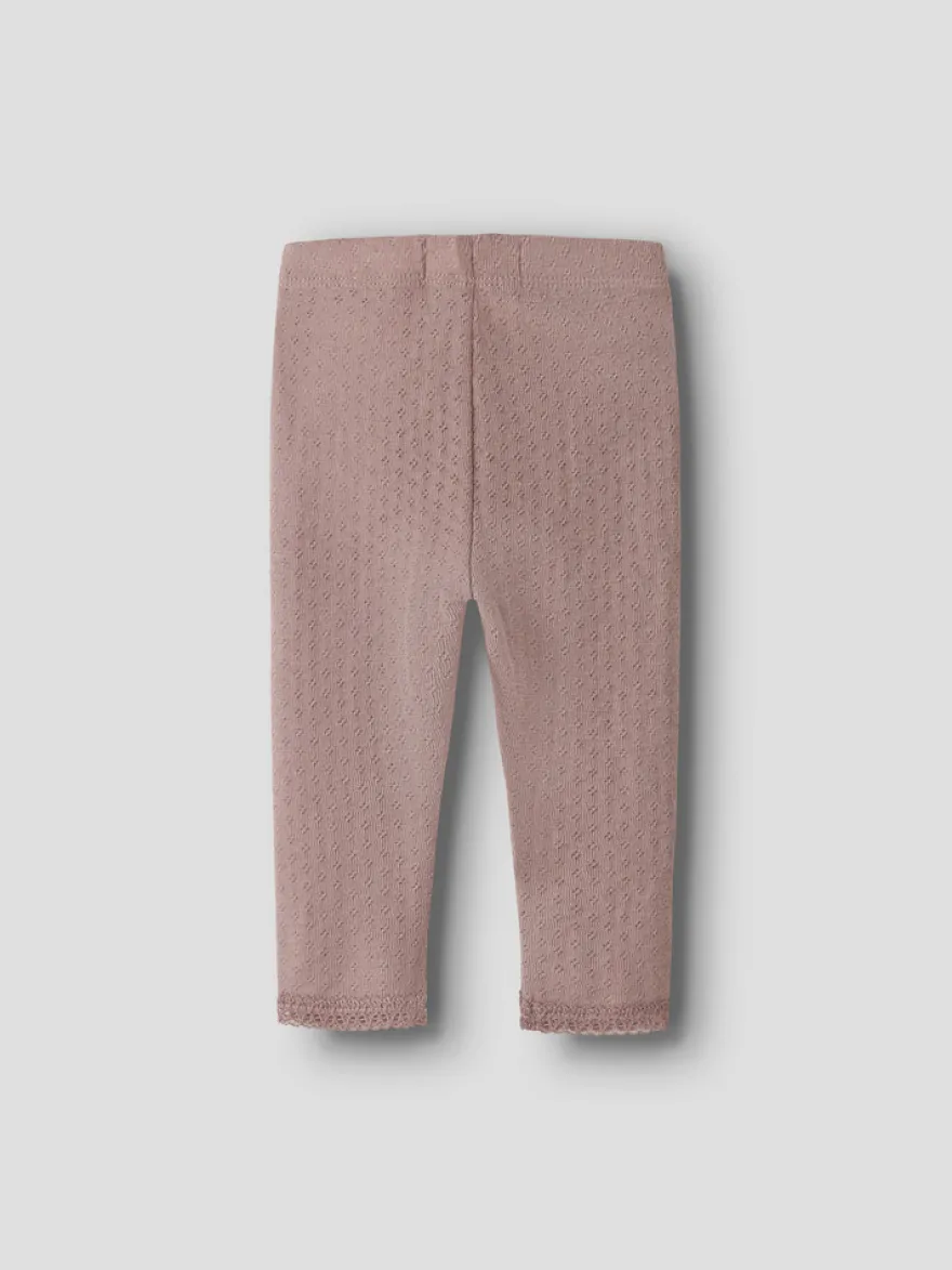 Lil' Atelier Nora Ned Ull Silke Slim Leggings - Fawn