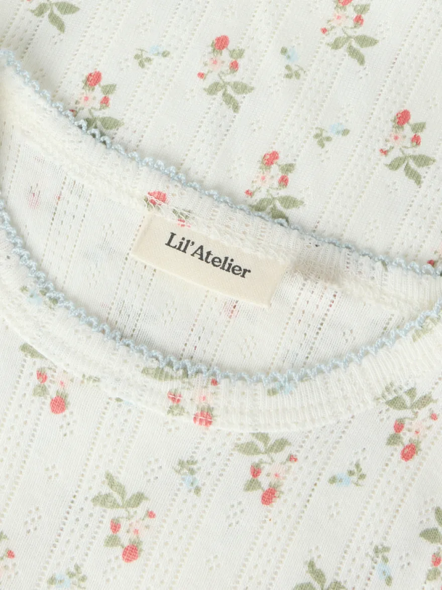 Lil' Atelier Rachello Dap T-Shirt - Coconut Milk