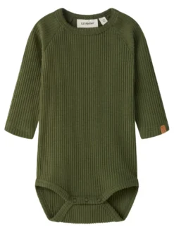 Lil' Atelier Rajo Meb Långärmad Body - Cypress