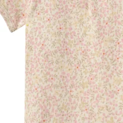 Linette Kortärmad Body - Coral Flowers