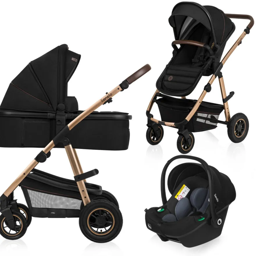 Lionelo Amber 3i1 Duovagn - Black Onyx