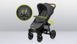 Lionelo Annet Plus Sittvagn - Stone Caramel