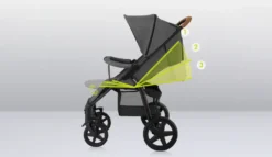 Lionelo Annet Plus Sittvagn - Stone Caramel