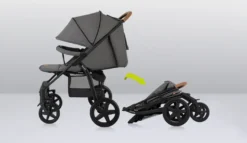 Lionelo Annet Plus Sittvagn - Stone Caramel