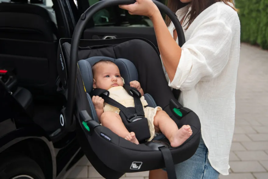 Lionelo Astrid i-Size Babyskydd - Beige Taupe
