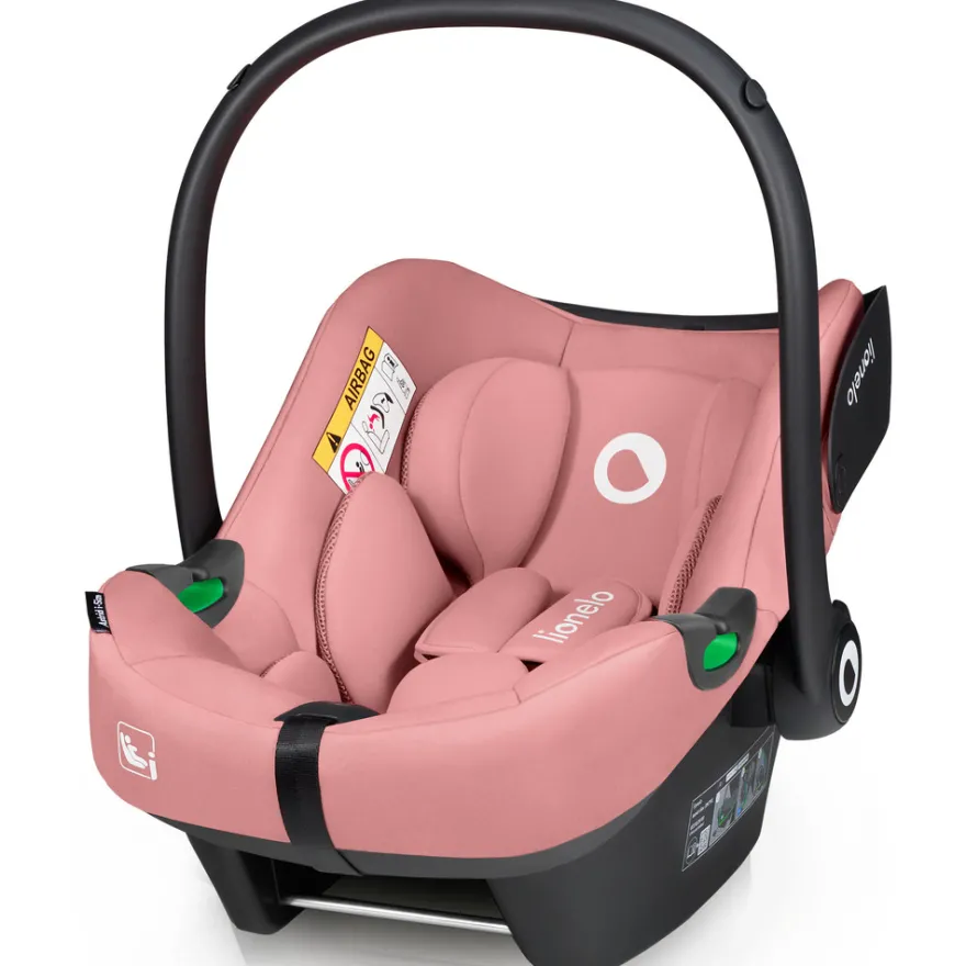 Lionelo Astrid i-Size Babyskydd - Pink Coral