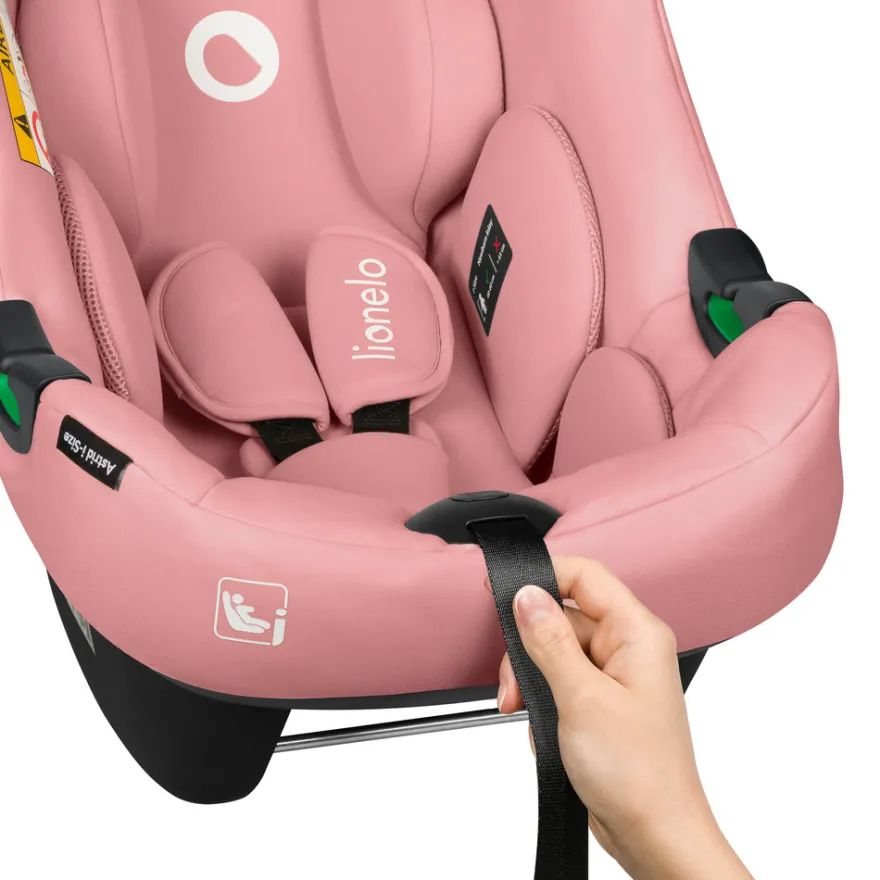 Lionelo Astrid i-Size Babyskydd - Pink Coral
