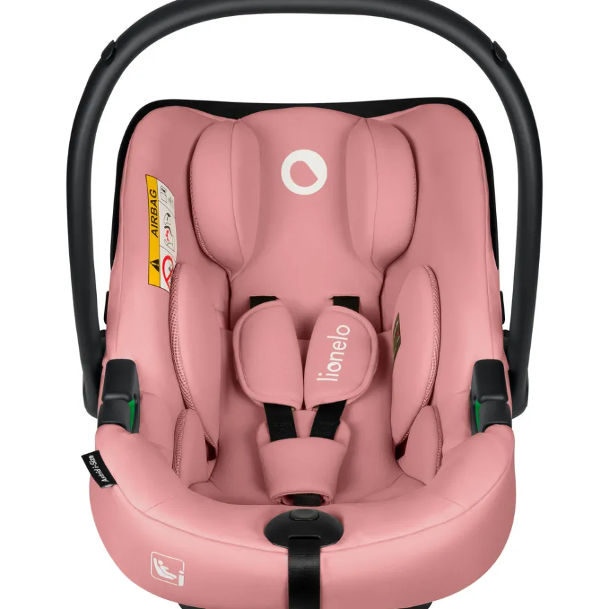 Lionelo Astrid i-Size Babyskydd - Pink Coral