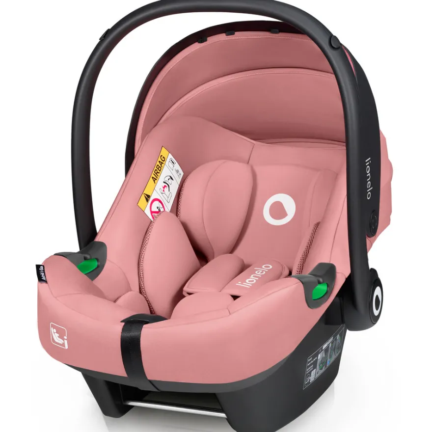Lionelo Astrid i-Size Babyskydd - Pink Coral