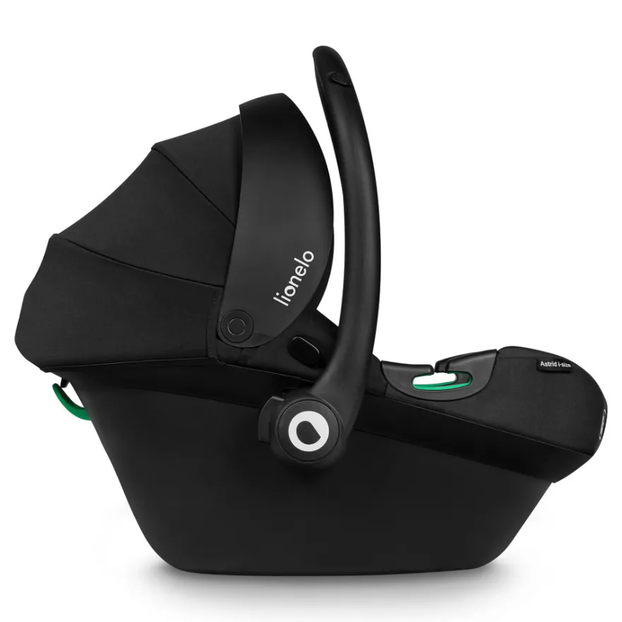 Lionelo Astrid i-Size Babyskydd - Black Grey