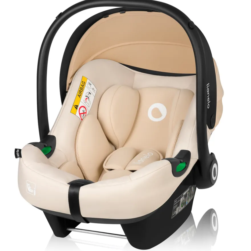 Lionelo Astrid i-Size Babyskydd - Beige Sand