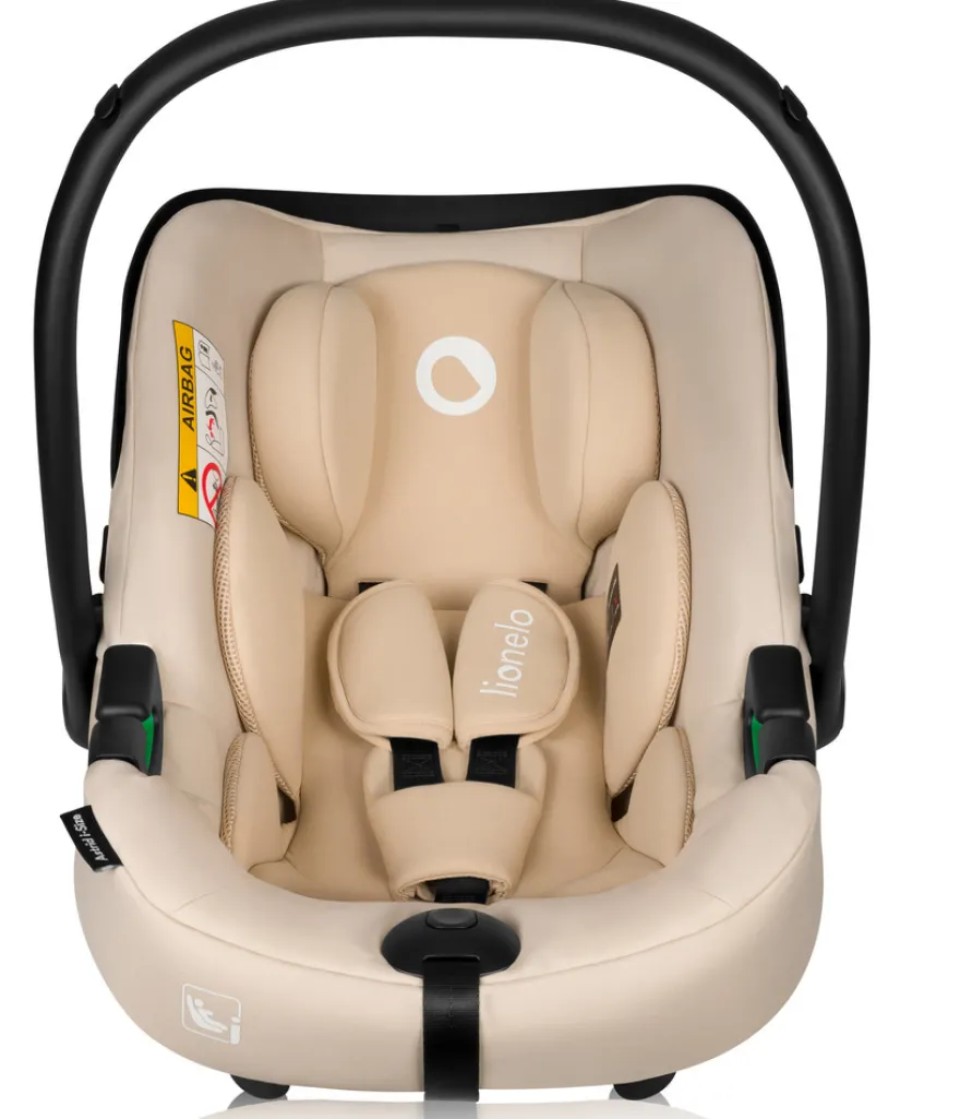 Lionelo Astrid i-Size Babyskydd - Beige Sand
