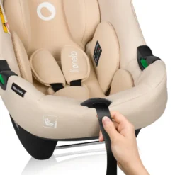 Lionelo Astrid i-Size Babyskydd - Beige Sand