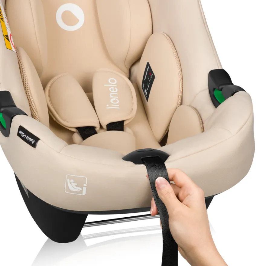 Lionelo Astrid i-Size Babyskydd - Beige Sand