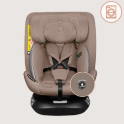Lionelo Bastiaan One i-Size Bilbarnstol - Beige Sand