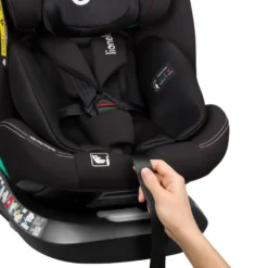 Lionelo Bastiaan One i-Size Bilbarnstol - Black Carbon
