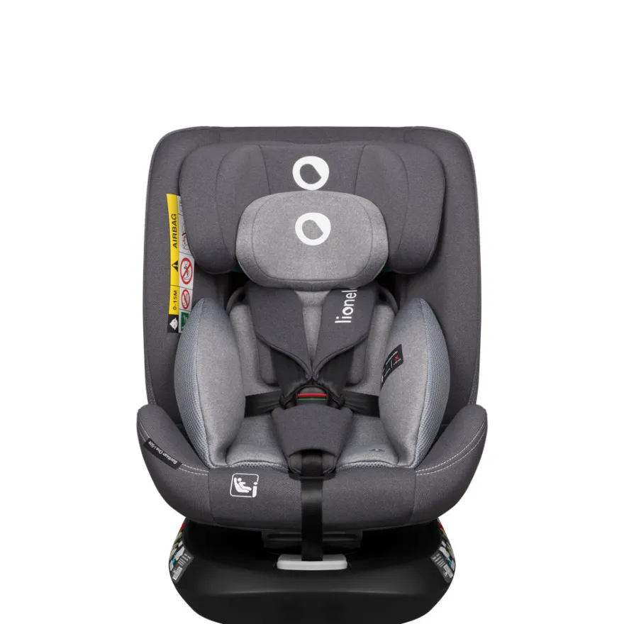 Lionelo Bastiaan One i-Size Bilbarnstol - Grey Stone