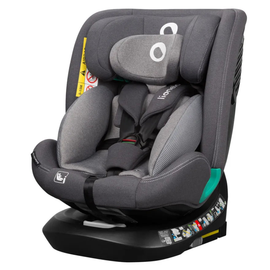 Lionelo Bastiaan One i-Size Bilbarnstol - Grey Stone