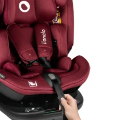 Lionelo Bastiaan Rwf i-Size Bilbarnstol - Red Burgundy