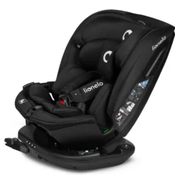 Lionelo Bastiaan Rwf i-Size Bilbarnstol - Black Carbon