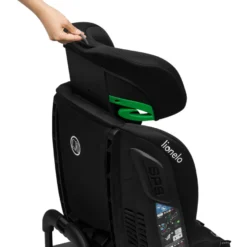 Lionelo Bastiaan Rwf i-Size Bilbarnstol - Black Carbon
