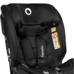 Lionelo Bastiaan Rwf i-Size Bilbarnstol - Black Carbon