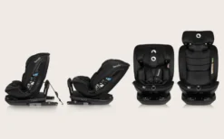 Lionelo Bastiaan Rwf i-Size Bilbarnstol - Black Carbon