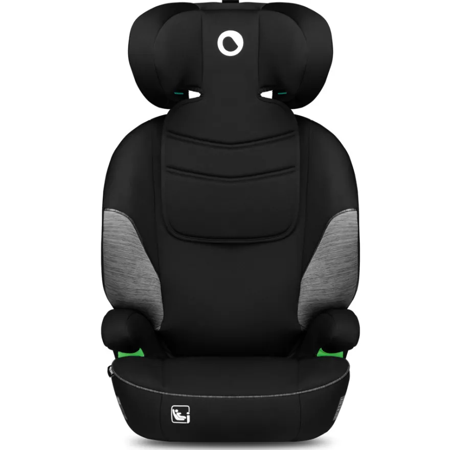 Lionelo Lars i-Size Bältesstol - Black Grey