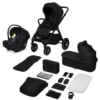 Lionelo Layla 3i1 Barnvagn - Black Onyx