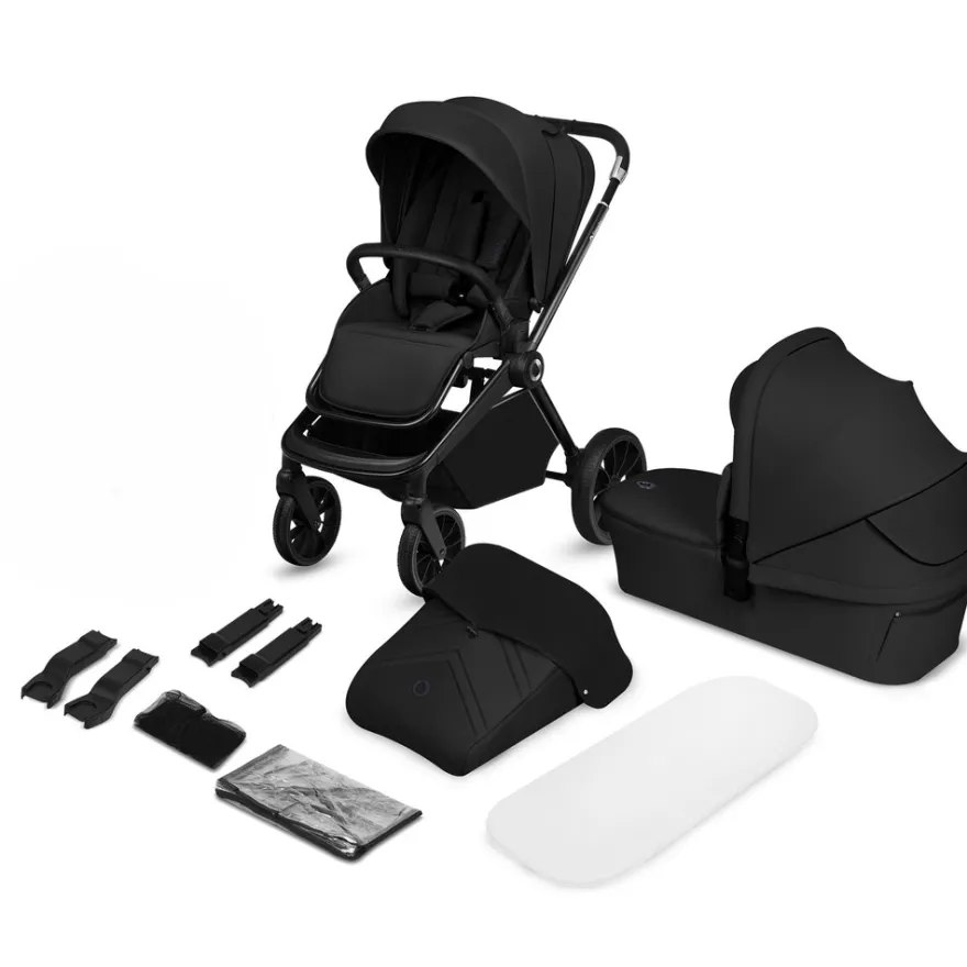 Lionelo Mika Plus 2in1 Duovagn - Black Onyx