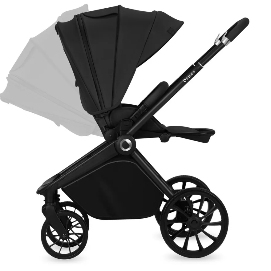 Lionelo Mika Plus 2in1 Duovagn - Black Onyx