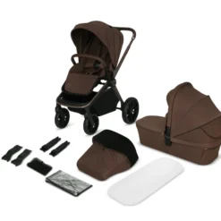 Lionelo Mika Plus 2in1 Duovagn - Mocha Mousse