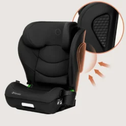 Lionelo Neal i-Size Bältesstol - Black Carbon