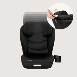 Lionelo Neal i-Size Bältesstol - Black Carbon
