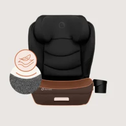 Lionelo Neal i-Size Bältesstol - Black Carbon